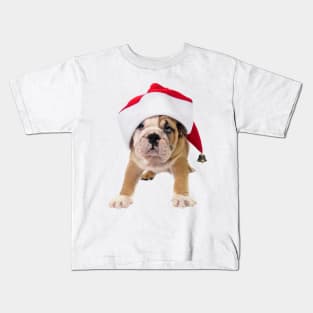 Pug Puppy Santa Claws Kids T-Shirt